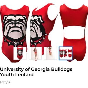UGA Youth Small Leotard